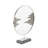 Mattia Stainless Steel Metal Geometric Decorative Black Sculpture with Stand