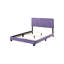 Lit double contemporain mauve, lit double, lit moderne, cadres de lit