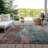 Machine Washable Indoor/Outdoor Xhevrie Paprika Rug-1409541865