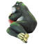 Statue grenouille bert the flirtatious