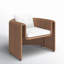 Manhart Patio Chair with Cushions