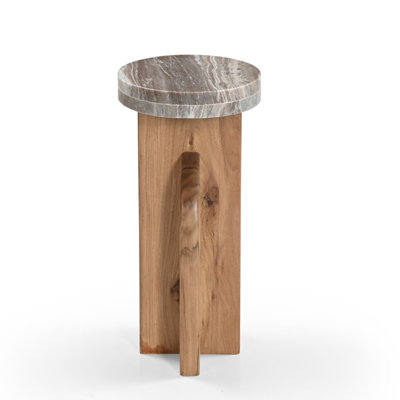 Table d'appoint Asawer, naturel