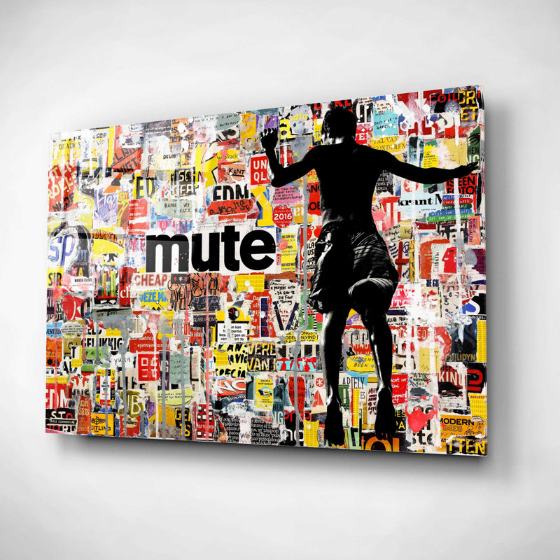 «The Jump II» par DB Waterman, art mural en verre acrylique, H 12 po x l 16 po x P 0,12 po