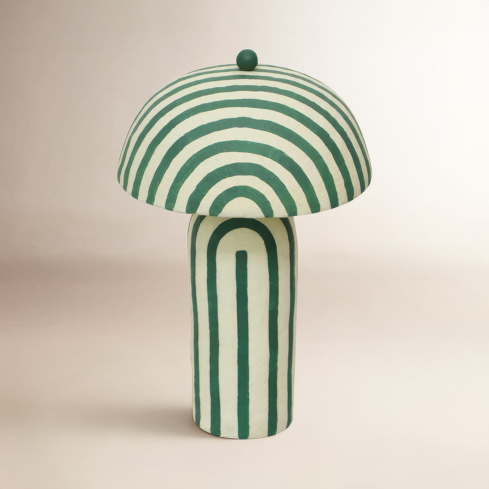 Jamia Table Lamp, Green/White, Green/White