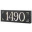 Plaque d'adresse murale personnalisable 12 V pour 4 numéros