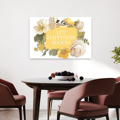 «Let Happiness Bloom», art floral contemporain