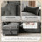 Modular Sectional Sofa with Movable Storage Ottoman and Console-1893224625