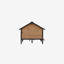 Grand chenil d'extérieur en bois avec niche pour chien-107129516