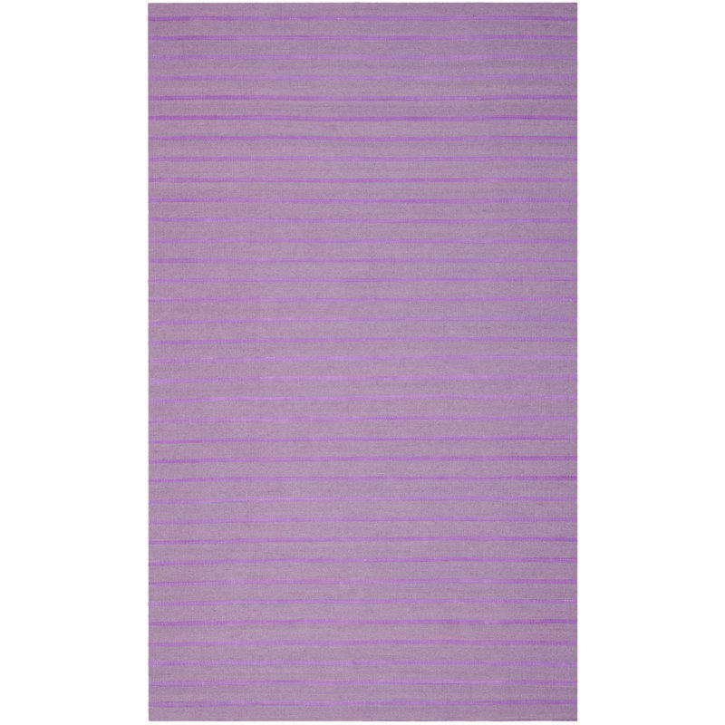 Rodgers Hand Woven Flat Weave Wool Solid Color Rug, Rectangle 3' x 5'