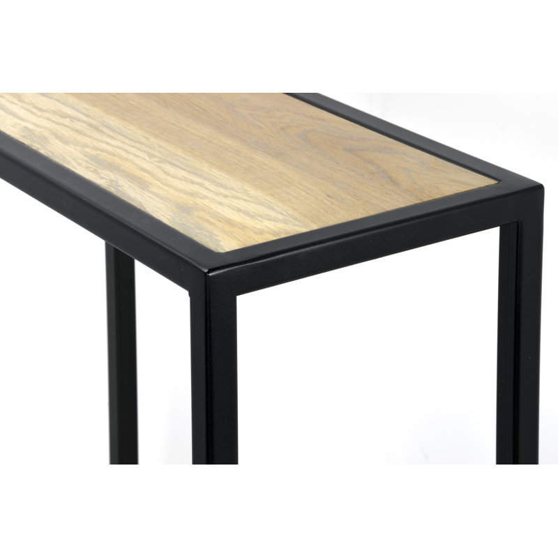66cm Solid Wood Top Console Table