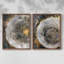 Série ABSTRACT CCxxxix - reproduction encadrée de qualité supérieure - prête à être accrochée - aucun clou requis - aucun clou requis-1446046093-1446046094