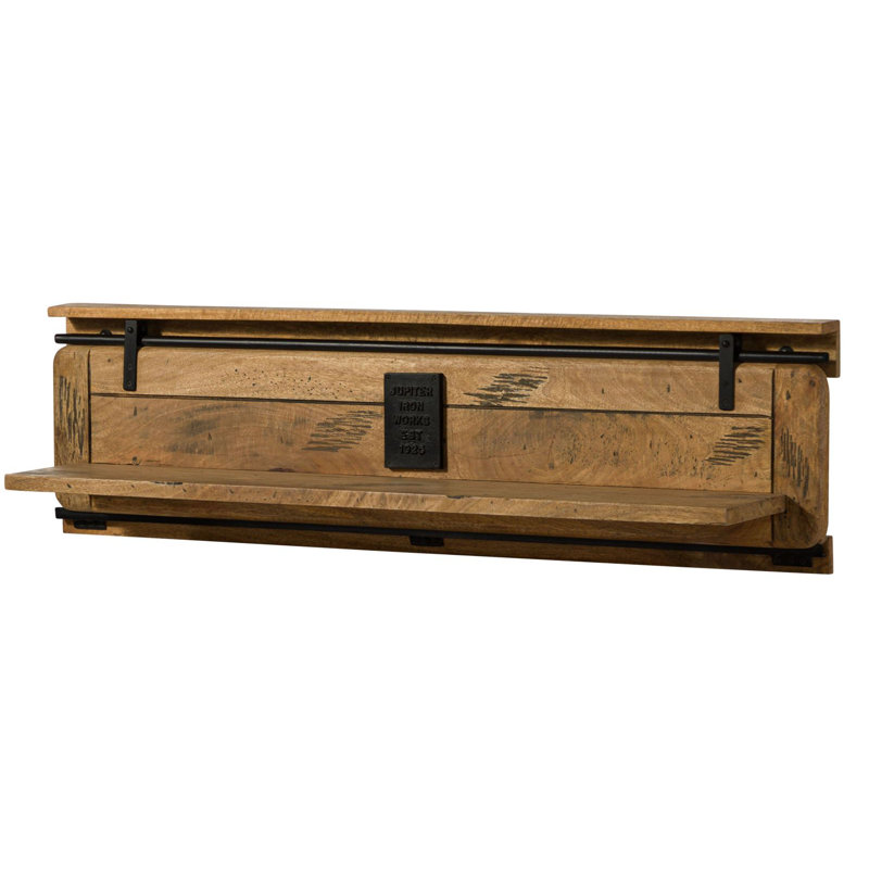 Railway Floating Shelf, 380cm H x 140cm W x 25cm D