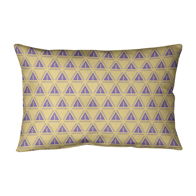 Coussin Theo Nath, Pas de bourre, Jaune / Mauve