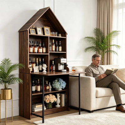 Bureau d'artisanat pliant avec tablettes de rangement