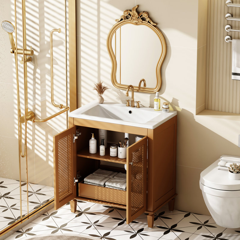 Meuble-lavabo de 30 po avec lavabo en résine Cartegena