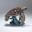 Figurine de tortue de mer EDGE Sculpture H 4,7 po
