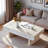 Modern Coffee Table With 2 Fluted Drawers