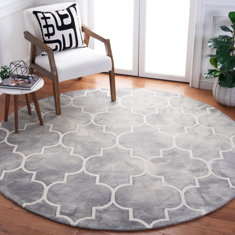 Daviston Hand Tufted Wool Geometric Rug