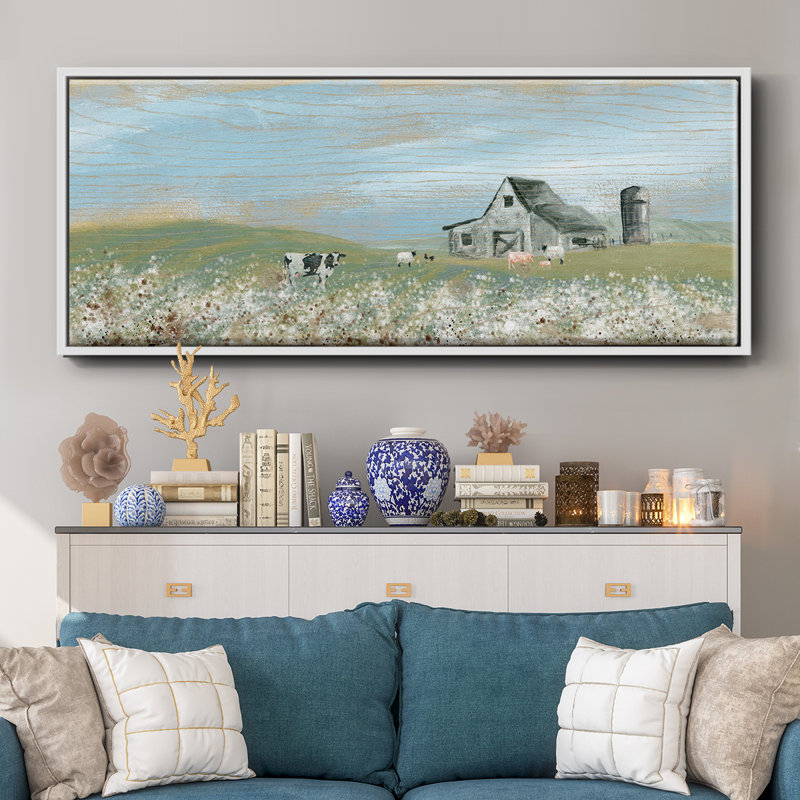 Cotton Fields- Framed Canvas