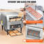 Grille-pain à convoyeur professionnel, 300 tranches/heure, four grille-pain professionnel robuste en acier inoxydable, grille-pain électrique professionnel pour petits pains, bagels et pains.