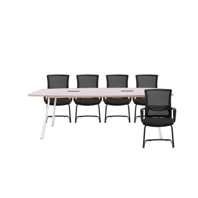 TI-70-0366-36 Conference /Meeting Table & Chair Set for 12 People