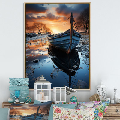 Allemagne, Allemagne, cieux hollandais, bateau sur toile