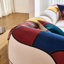 Canapé rembourré incurvé surdimensionné de 102 po de largeur moderne, 4 canapés modulaires désossés en forme de nuage, canapé-lit moelleux en chenille avec coussins de style bohémien pour le salon