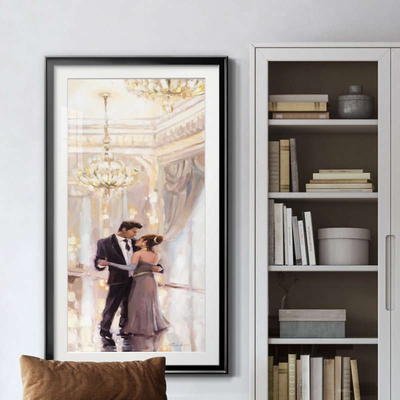 Just The Two Of Us - peinture encadrée, H 14,5 po x l 26,5 po x P 1,5 po, Noir