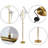 2pcs Thousand Paper Cranes Gold Floor Lamp - Self-contained Led Light Source/floor Footswitch