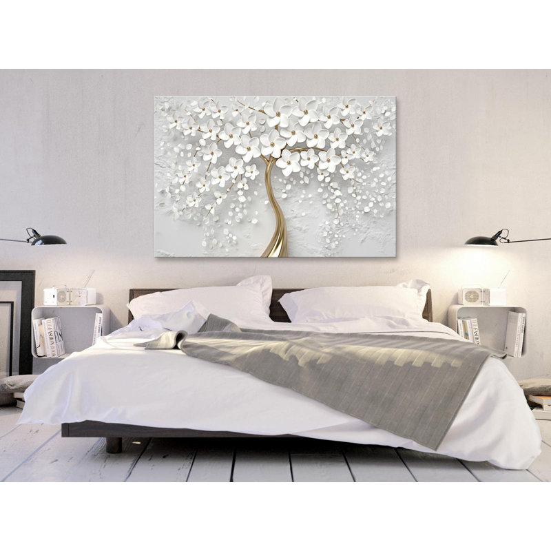 Floral Botanical - reproduction sur toile tendue, H 32 po x l 47 po x P 0,7 po