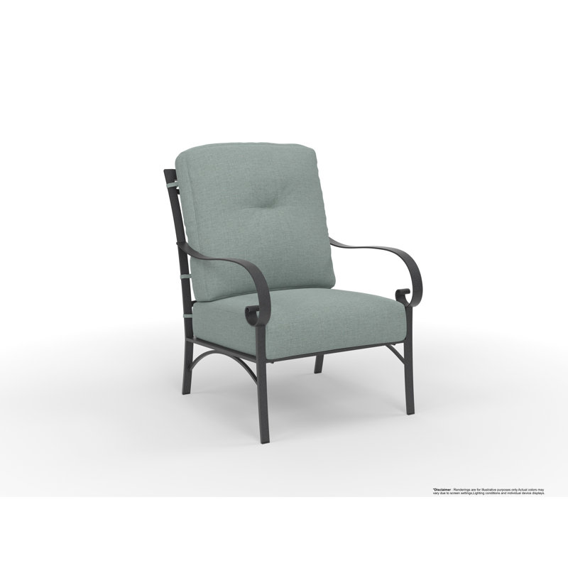 Pasadera Outdoor Lounge Chair, Trax Sequoia, Carbon Black