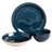 Gibson Home Color Speckle 12-Piece Mix And Match Double Bowl Set