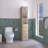 Linen Cabinet Epic, Bathroom, Light Pine / White