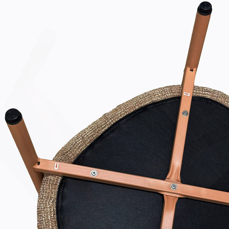 Ensemble de chaises d'appoint modernes 2 pièces avec table basse, sièges rembourrés pour vous détendre dans le salon, le salon ou le balcon