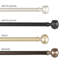 Tringle à rideaux simple réglable en fer de 36 po à 72 po 1 po-69586623