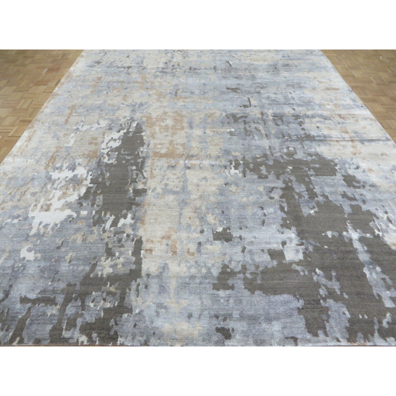Hand Knotted Abstract Indoor Rug