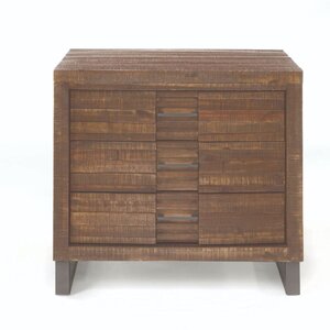 Kardel 3 - Drawer Nightstand in Brown