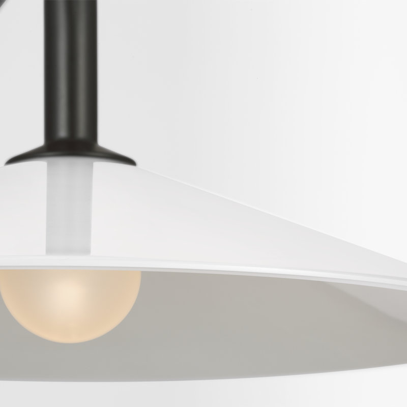 Amber Lewis Ponce 62" Linear Pendant, White, Modern Iron