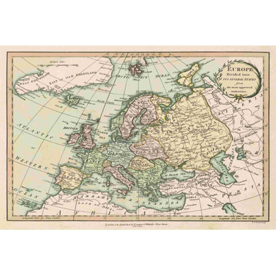 Carte historique de l'Europe