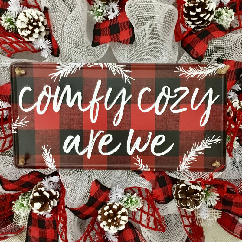 Couronne d'hiver Comfty Cozy Are We