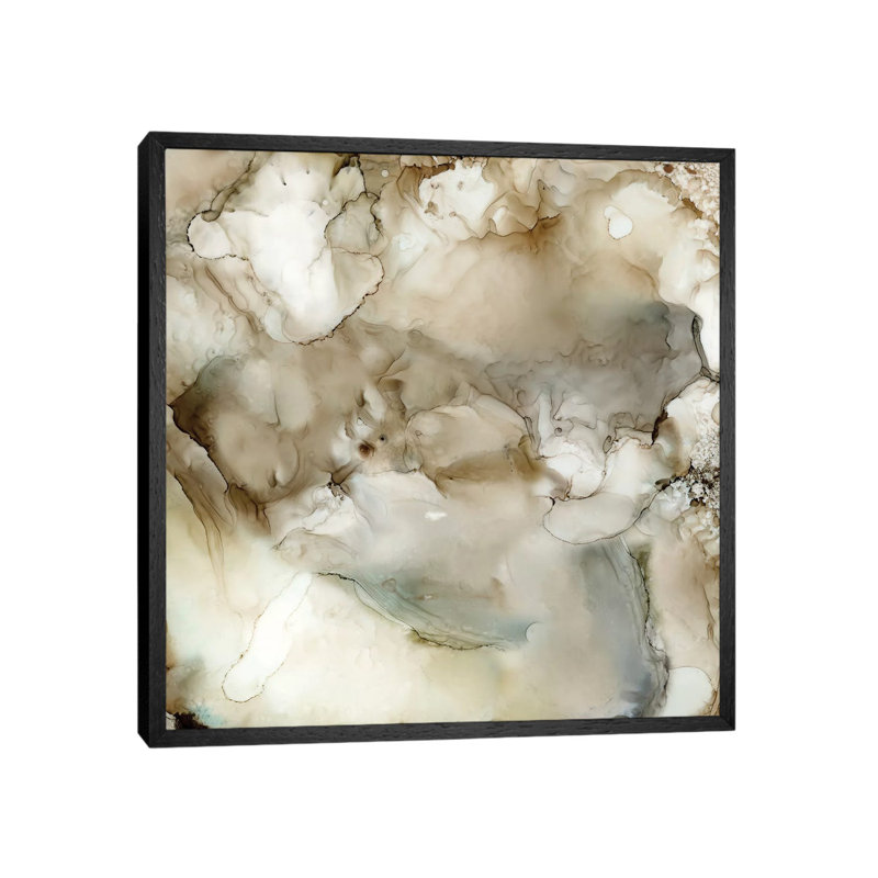 Stonewashed III by Carol Robinson - Print on Canvas, 45.72 cm H x 45.72 cm W, Black Framed