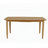 Clift SCAN 6-8 Person Extendable Dining Table, 70,87"/86,22", Solid, Oak Lacquered