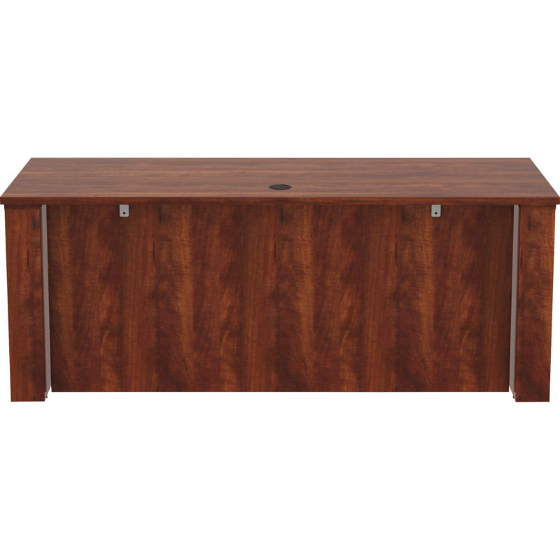 Essentials Series Sit-To-Stand Desk Shell, Cherry