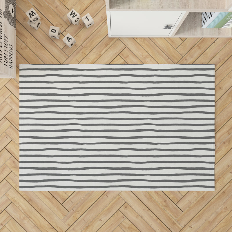 Tapis de jeu Spinal Row, Ivoire/gris anthracite, Rectangulaire 2 pi x 3 pi