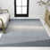 Howden Geometric Striped Blue/Cream/Gray Rug