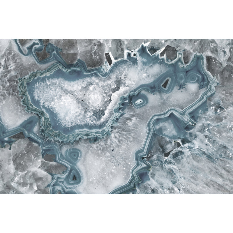 Ice Layers - Wrapped Canvas Print, 76cm H x 114cm W x 3.8cm D
