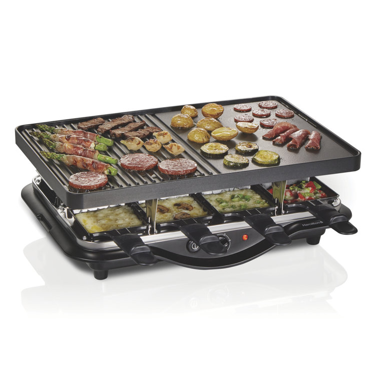 YYBSH Non Stick Electric Grill with Glass Lid