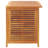 vidaXL Outdoor Storage Box 60 Gal, Deck Box, Acacia Wood with Water-Resistant Bag, Brown 35.4"x19.7"x22.0"-133002949