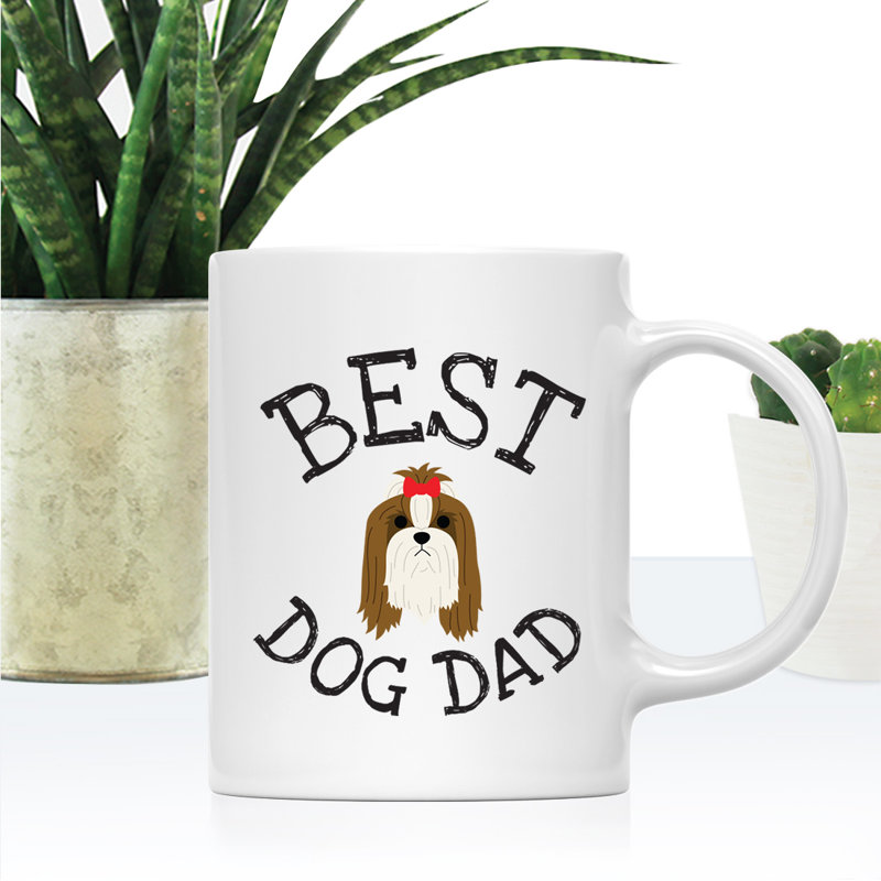 Tasse à café Best Dog Dad, Shih tzu