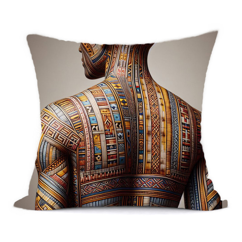 Hiltop Newport Abstract Reversible Throw Pillow